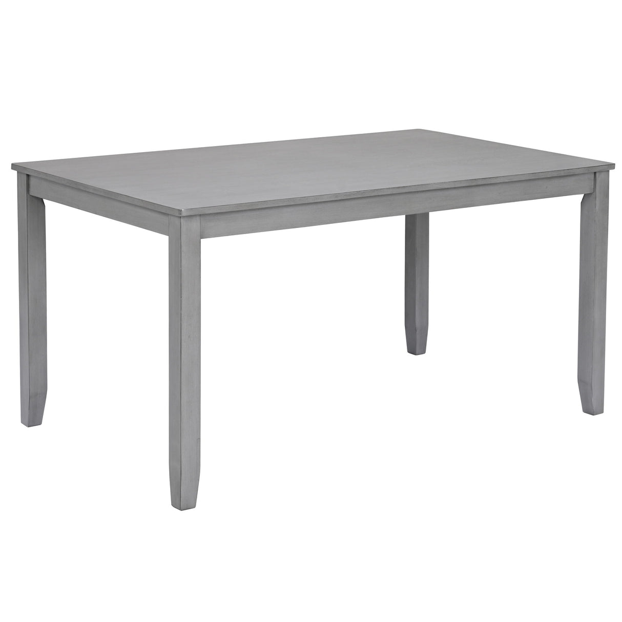 Kitchen Dining Set, Rectangular Dining Table With Upholstered Chairs