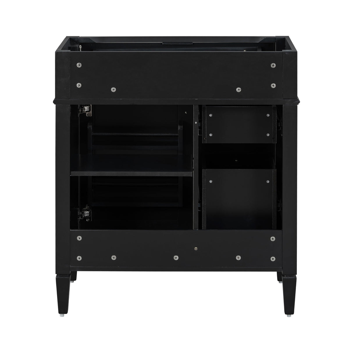 Bathroom Vanity With 2 Drawers And Tip-Out Drawer, Storage Cabinet