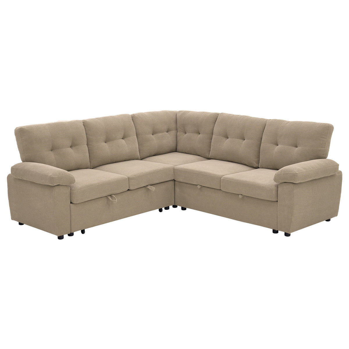 Convertible Sectional Sofa Bed & Pull Out Sleeper And Storage