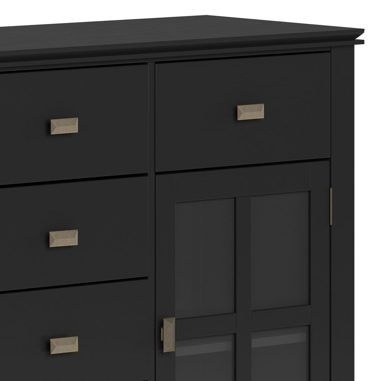 Sideboard Buffet Dining Room Cabinet Solid Wood Storage 54x36in
