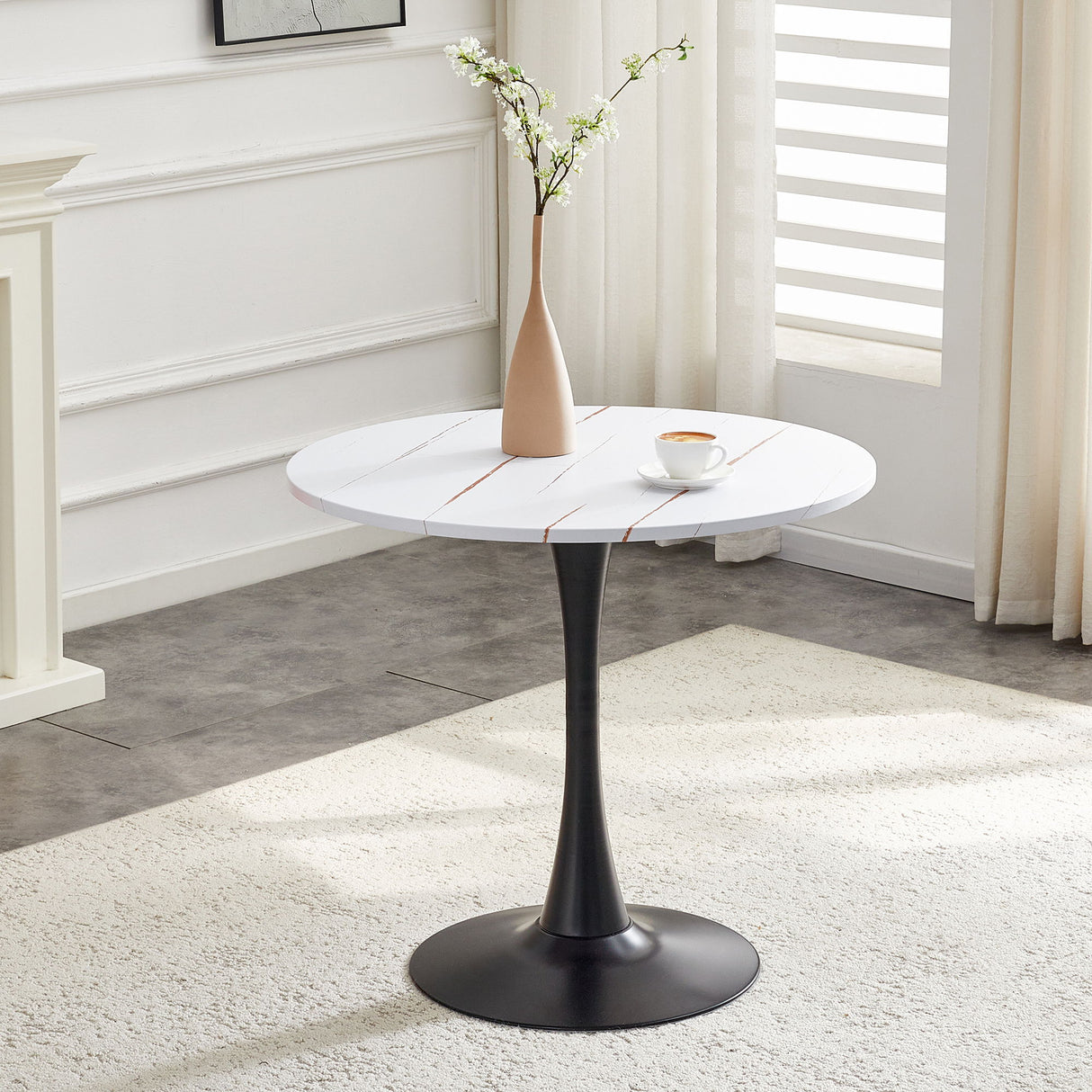 Ergonomic Round Dining Table For Kitchen