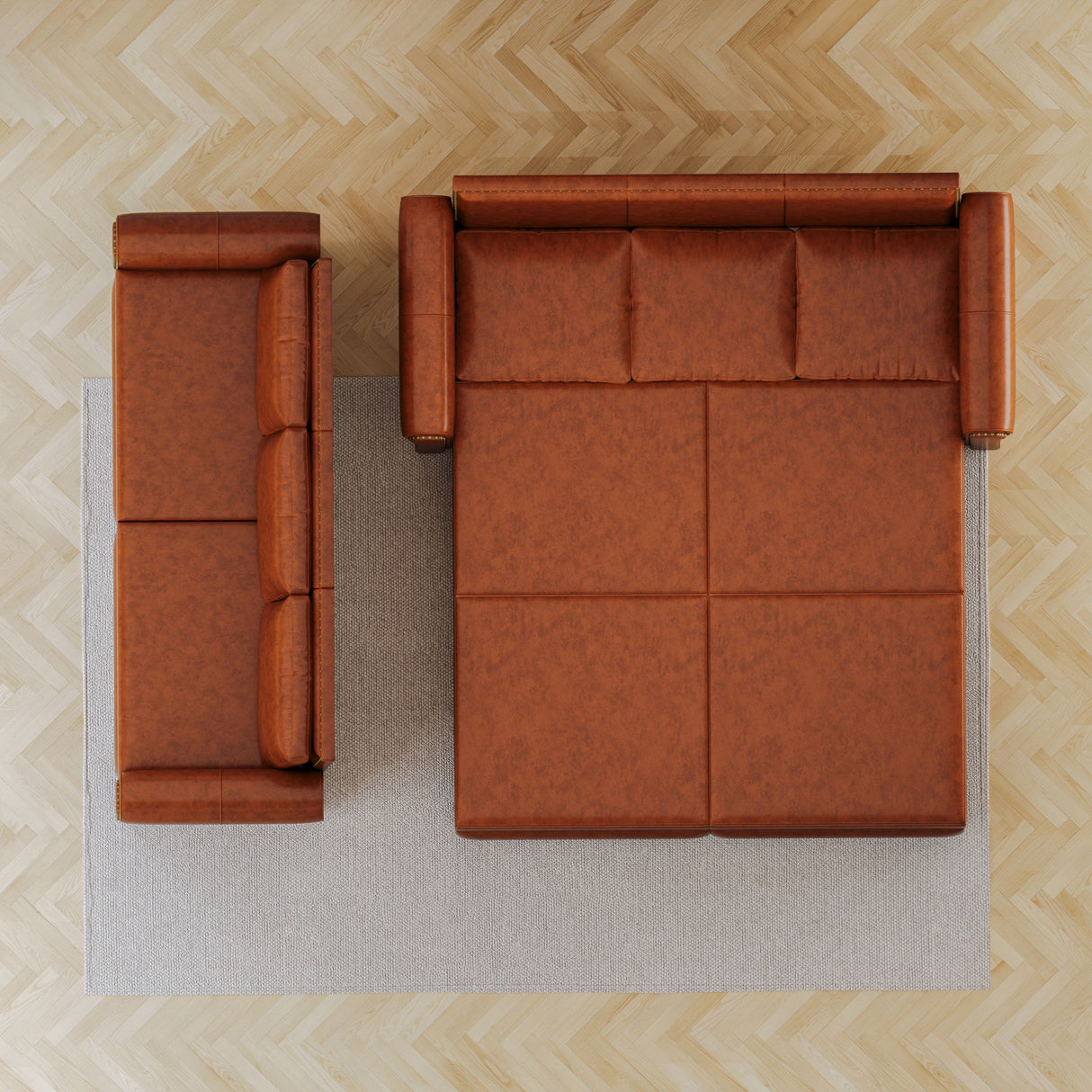 Chesterfield Sofa & Pull Out Bed