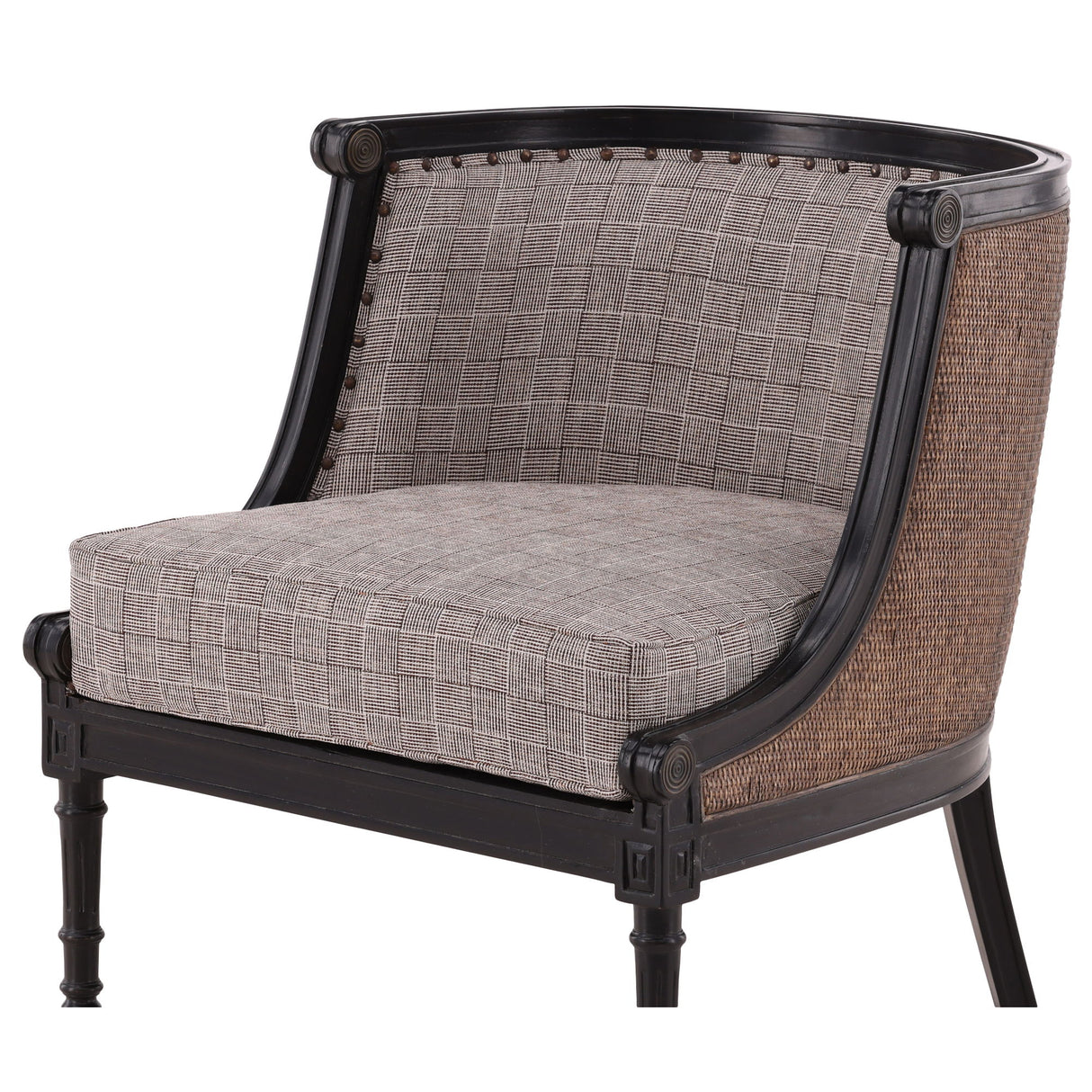 Patterson - Club Chair - Black / Gray