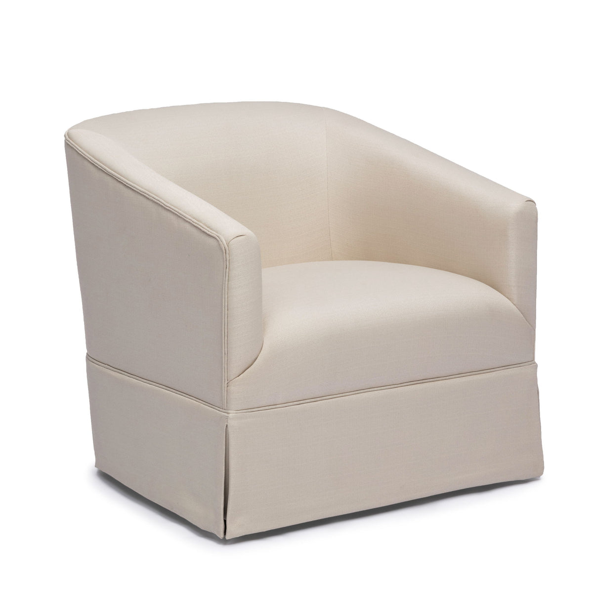 Earl - Skirted Swivel Chair