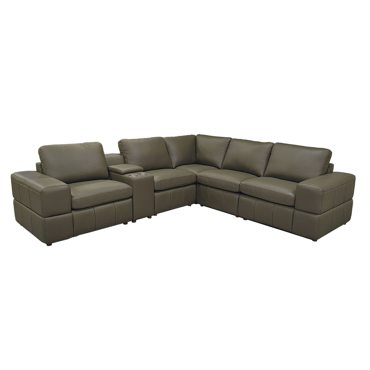Modular Sectional With Large Square Arms