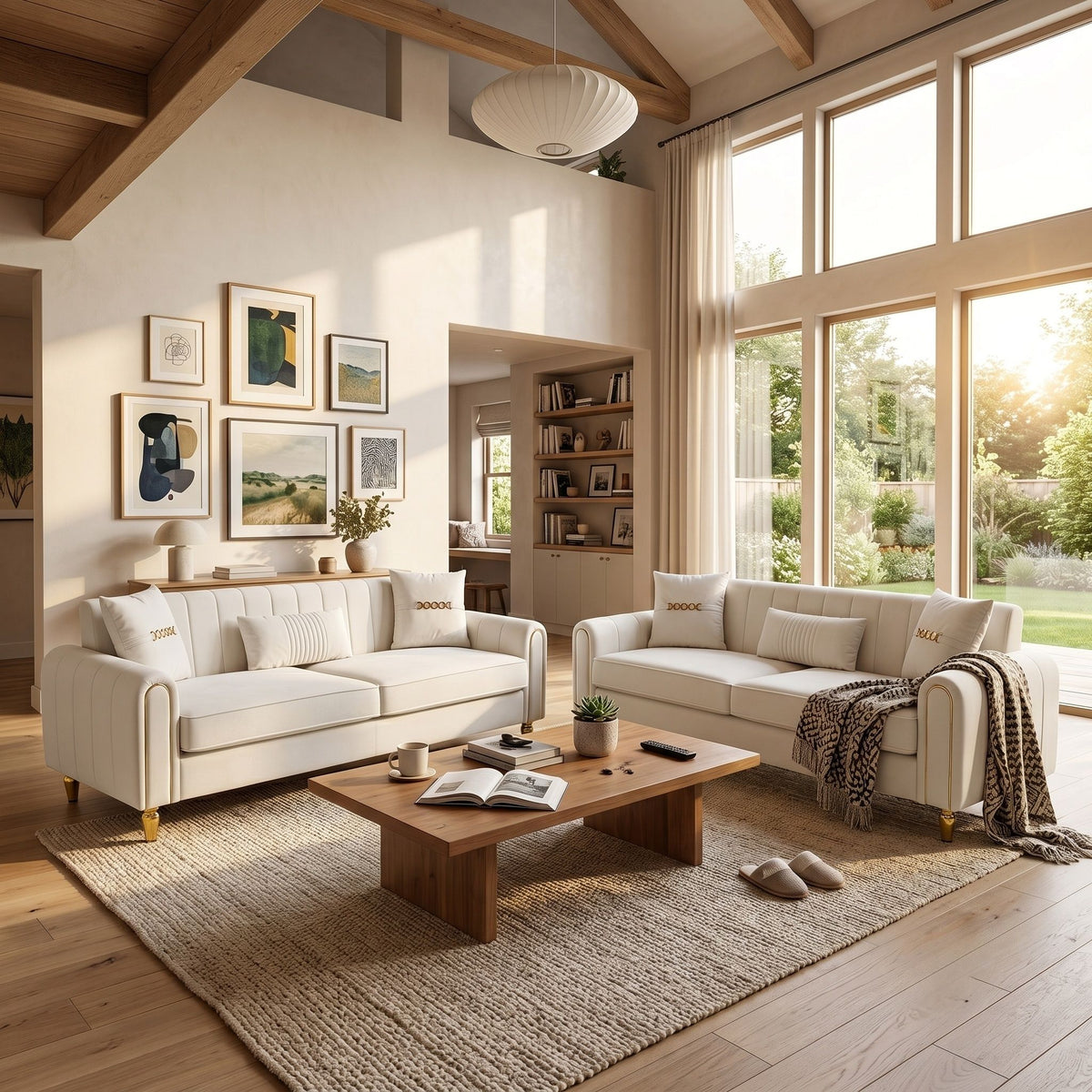 2 Piece Sofa 3 Seater Sofas Set