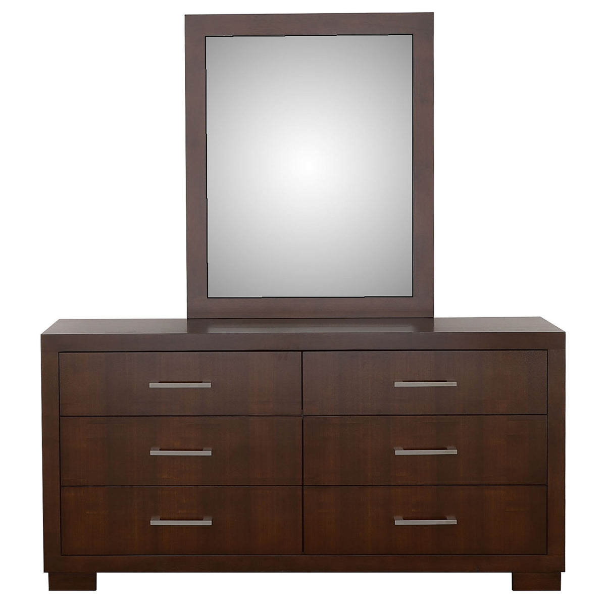 Polk - 6 Drawer Dresser With Mirror