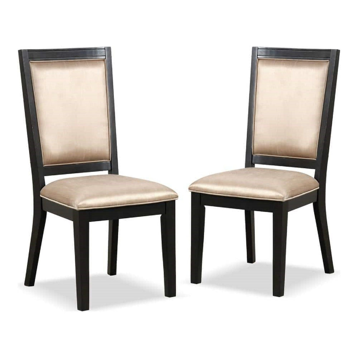 Dining Chairs With Accent Trim (Set of 2) - Espresso