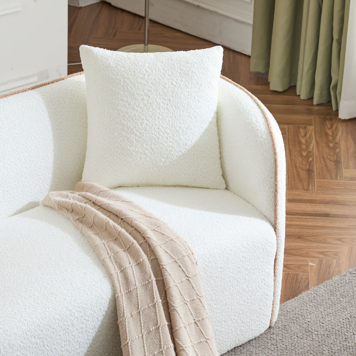 Coral - Curved Sofa, 3 Seater