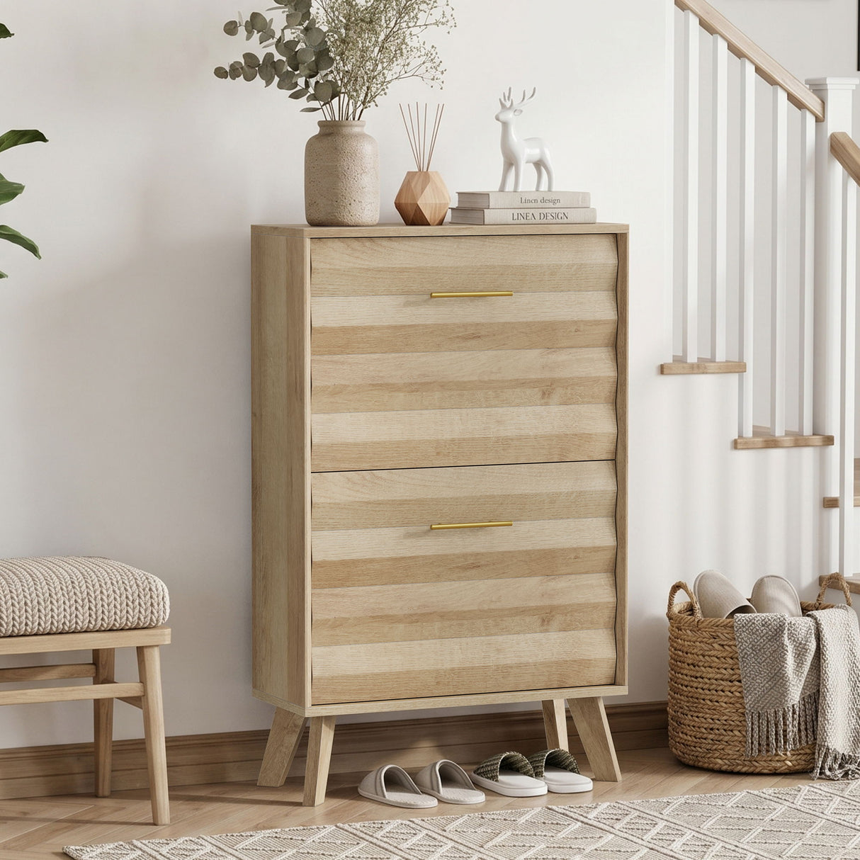 Flip Top Shoe Cabinet