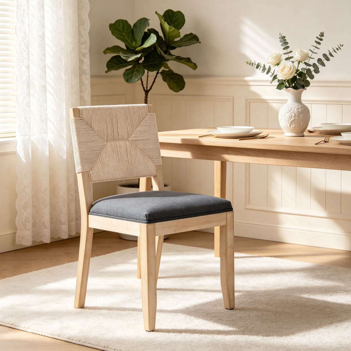 French Country Dining Chairs (Set of 2)