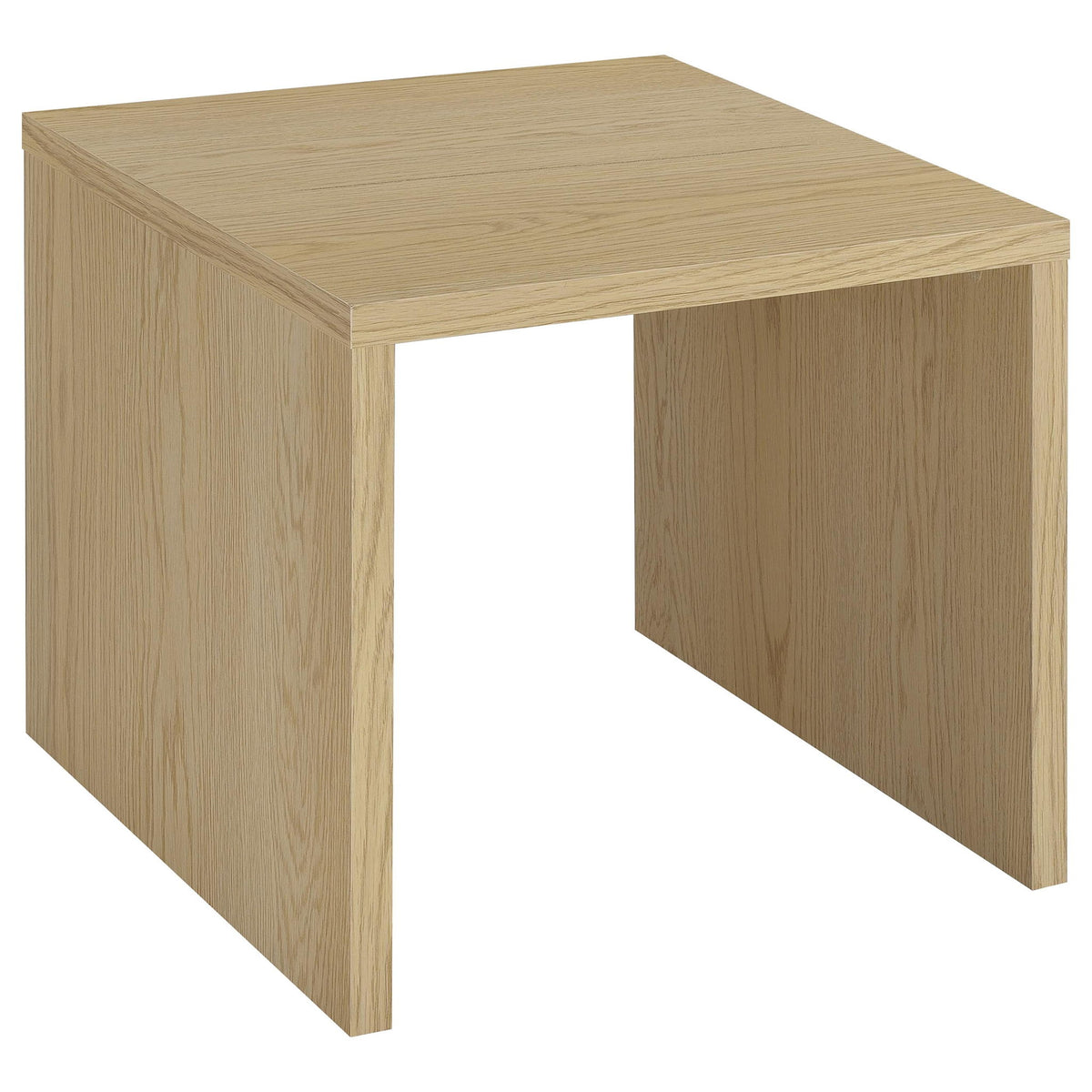 Parker - Accent Side End Table - Light Oak