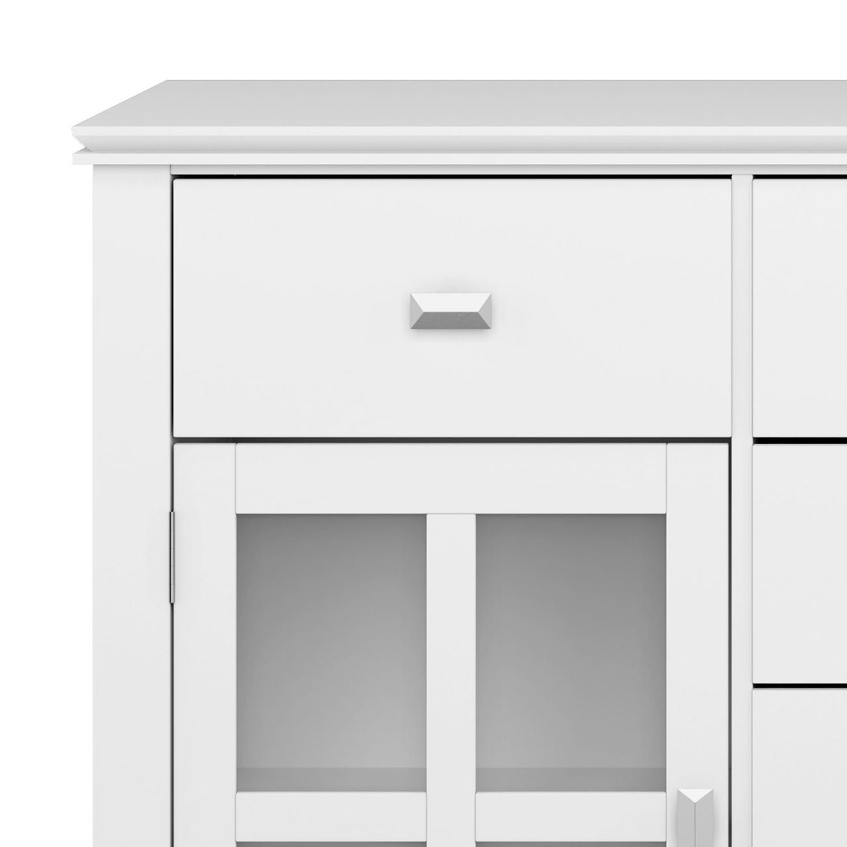 Sideboard Buffet Dining Room Cabinet Solid Wood Storage 54x36in