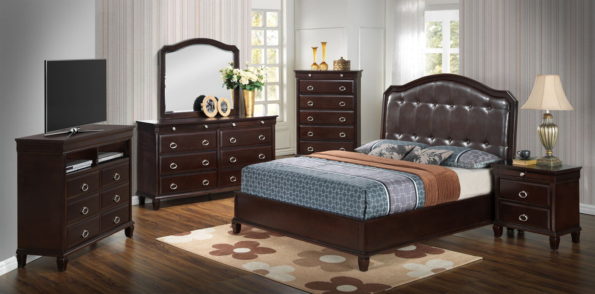 Bed With Transitional Design
