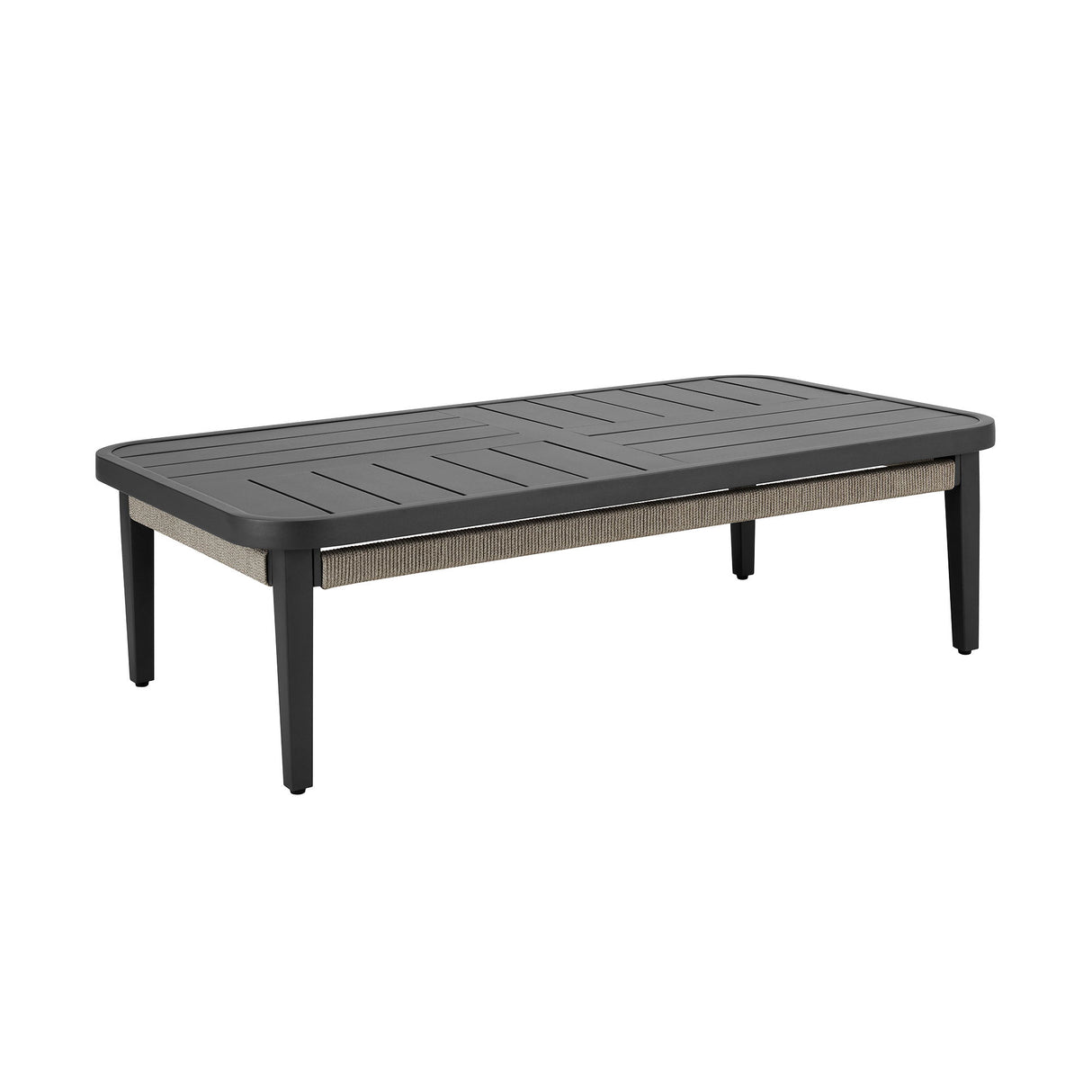 Zella - 4 Piece Outdoor Patio Conversation Set - Light Gray