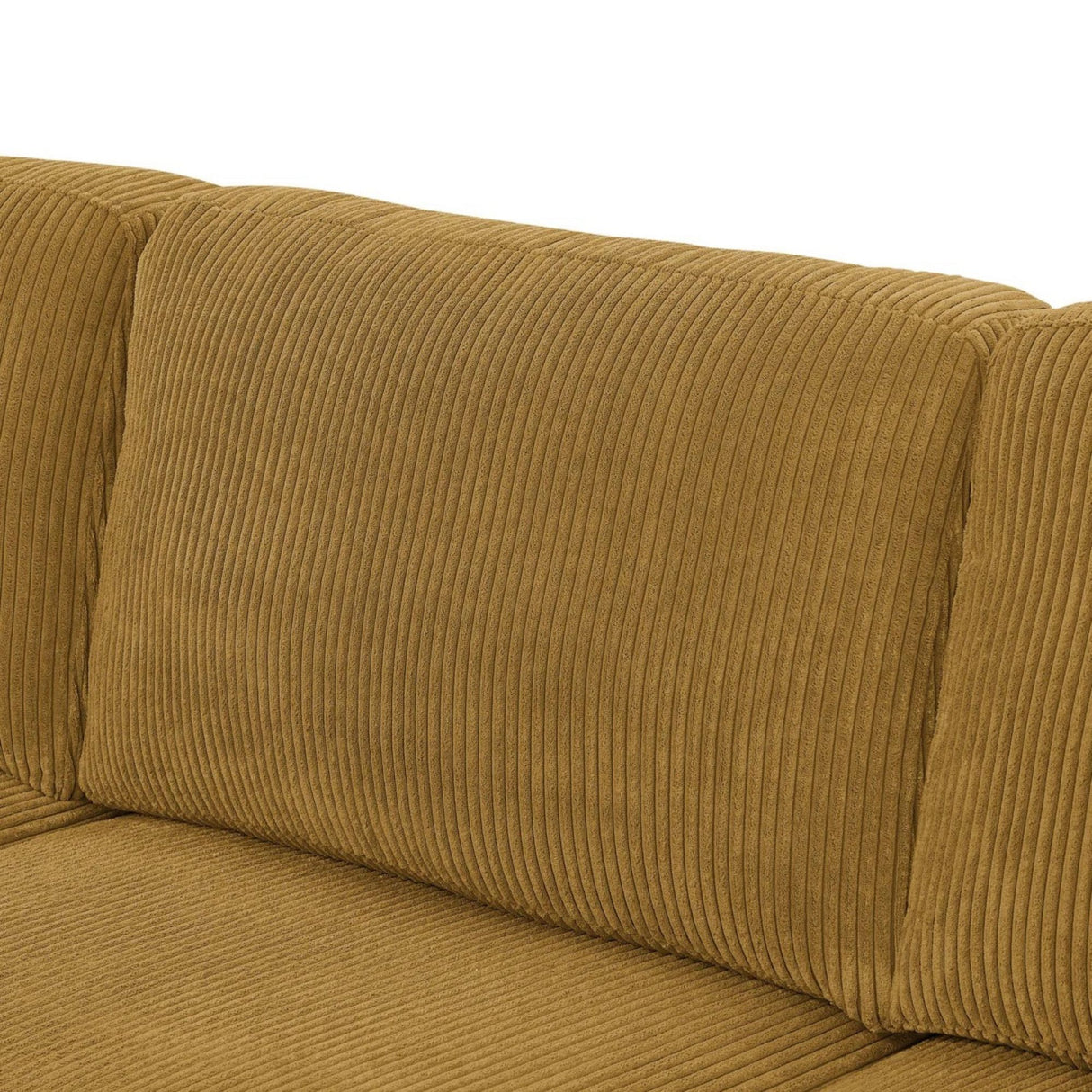 Upholstered Sectional With Toss Pillows