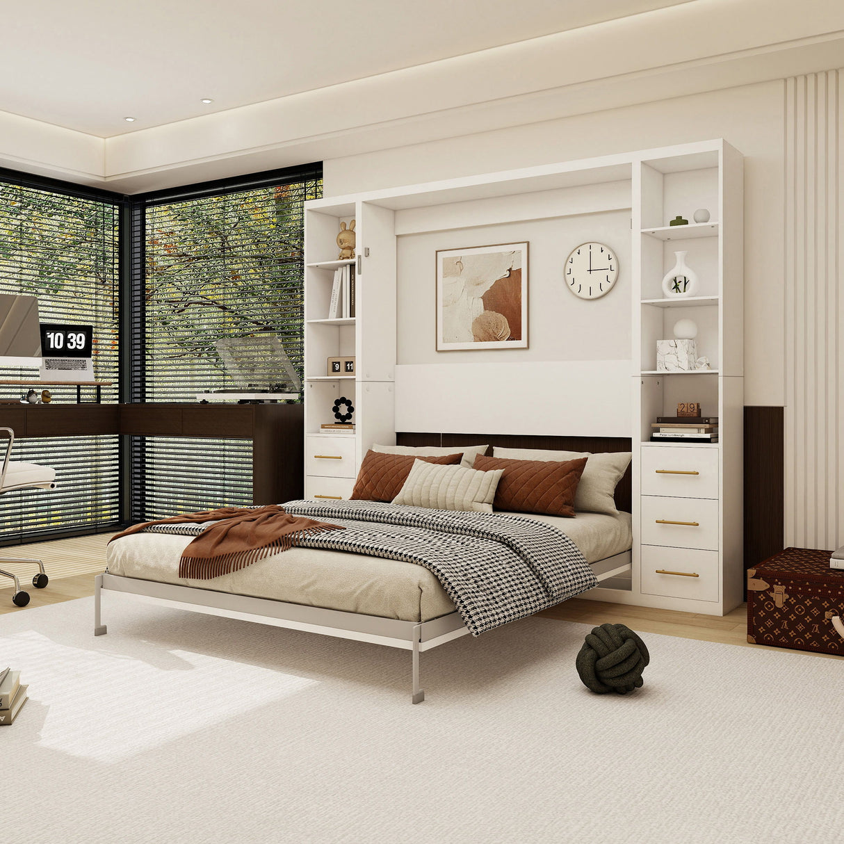 Multifunctional Vertical Murphy Wall Bed