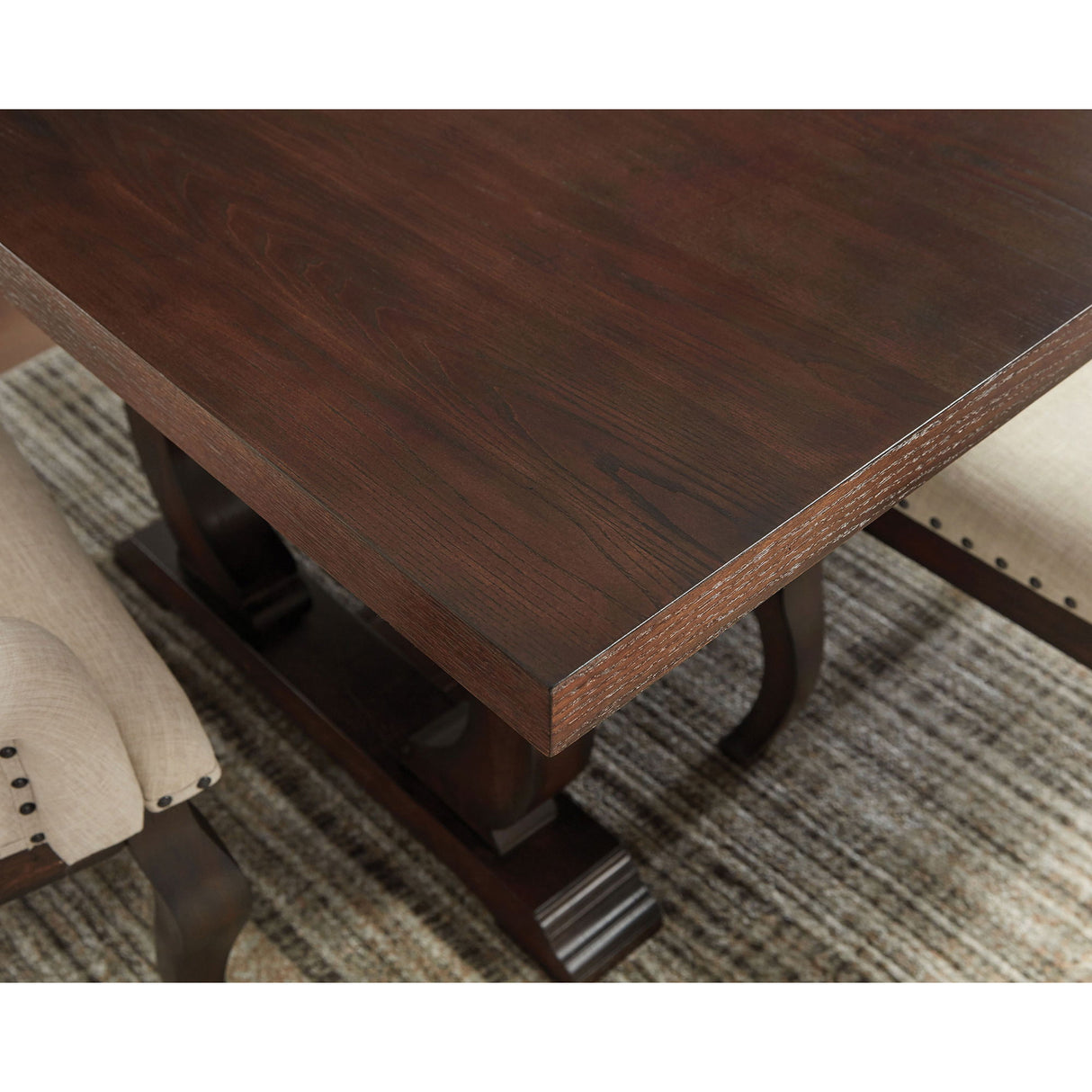 Fremont - Trestle Rectangular Dining Table With Removable Leaf