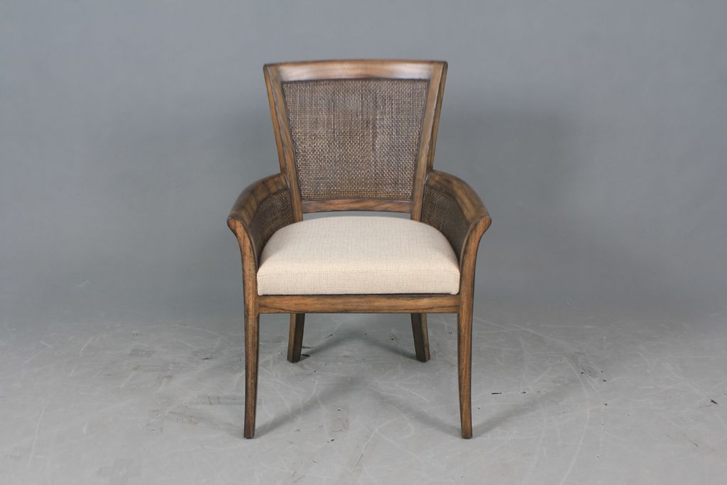 Langley - Arm Chair - Dark Brown
