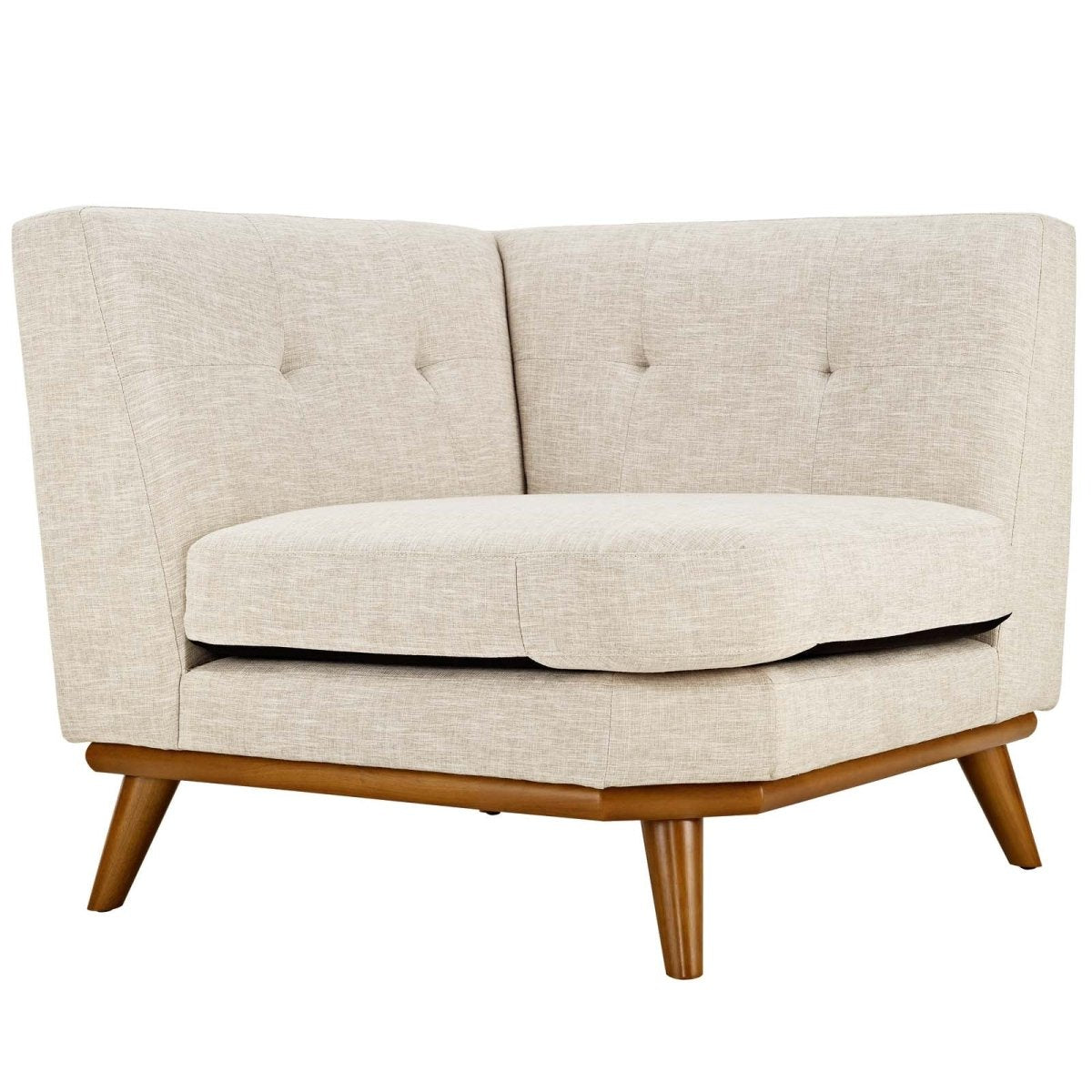 40 - Inch Upholstered Fabric Corner Sectional Chair - Living Room Furniture available at Alpine Outlets in Denver
