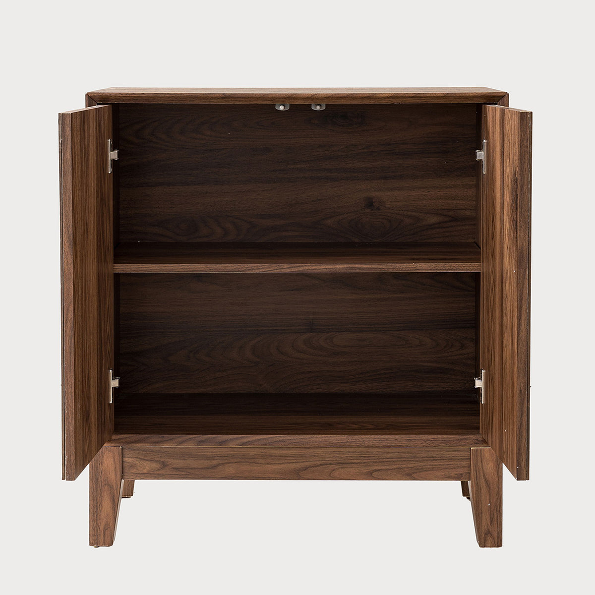 Double Door Cabinet - Walnut