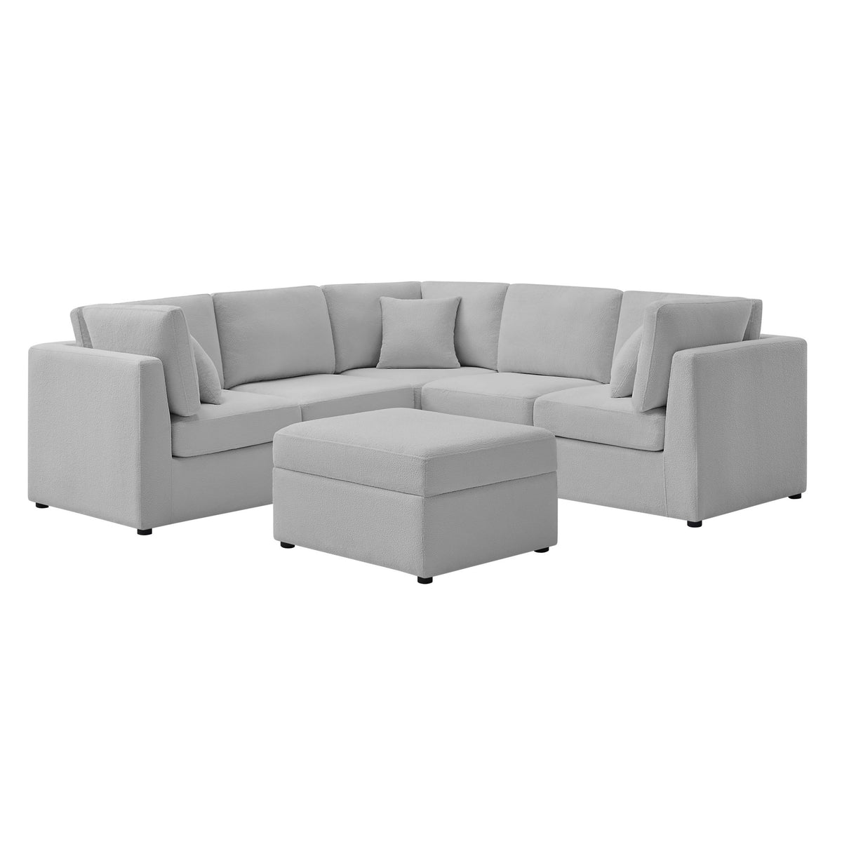 Chauncy - Sectional With Storage Ottoman