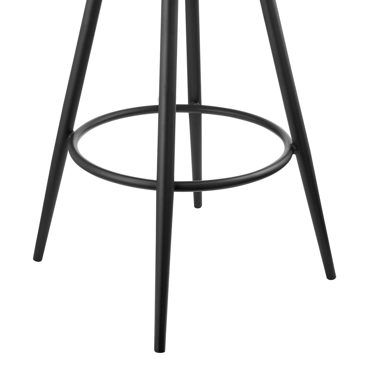 Gardenia - 26" Vintage Swivel Counter Stool - Black