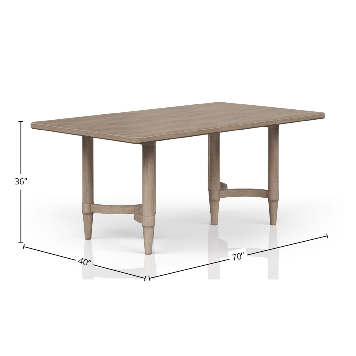 Counter Height Dining Table Colored - Sand - Counter Tables - Alpine Outlets