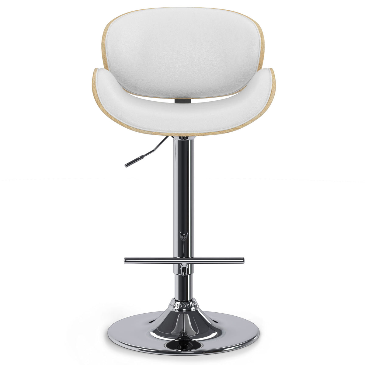 Marana - Handcrafted Bentwood Adjustable Swivel Bar Stool