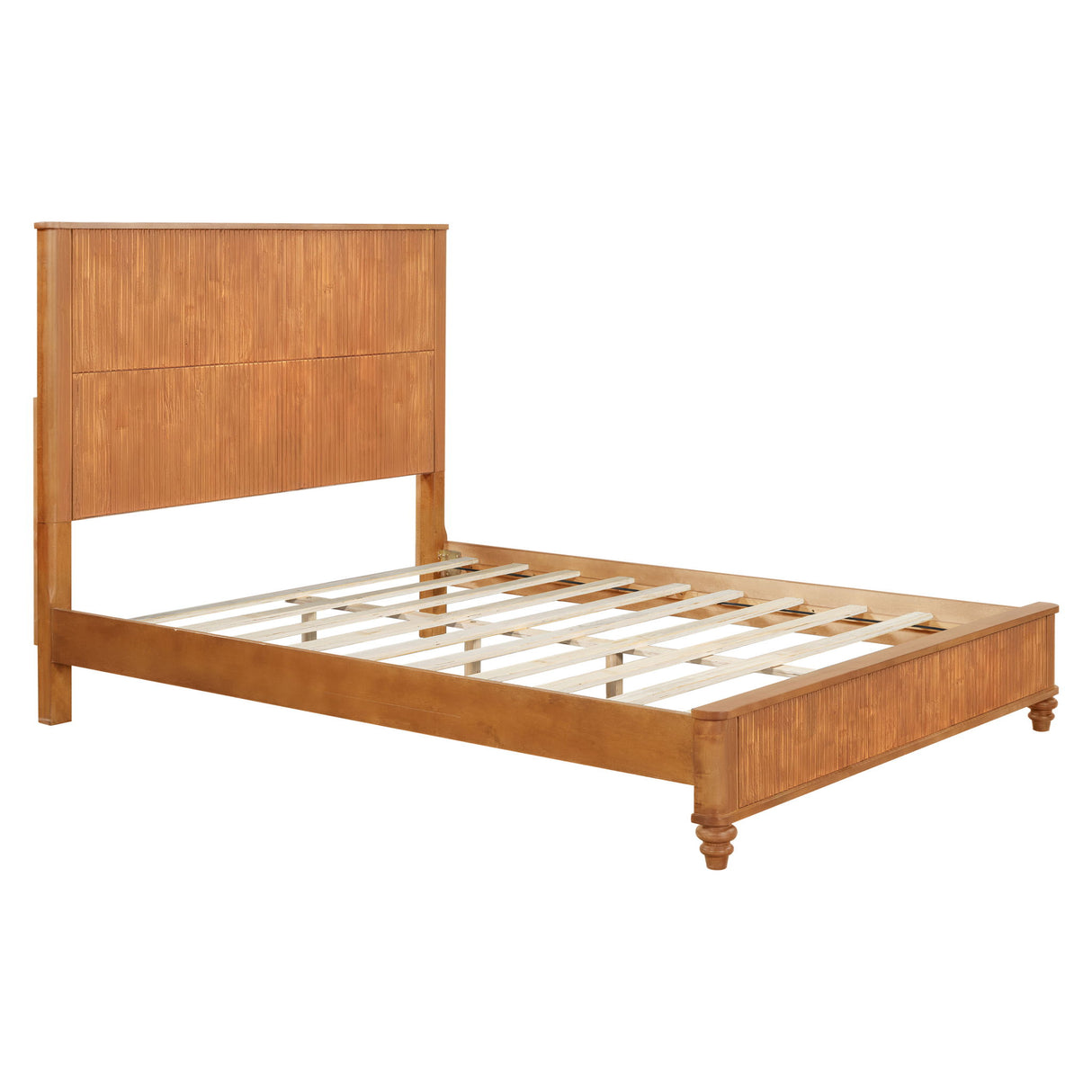 Platform Bed Frame With Tall Headboard