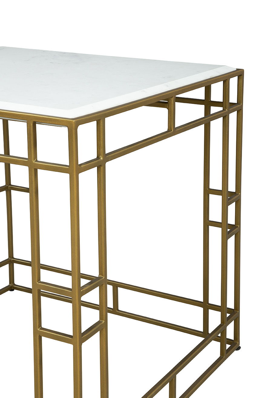 Cubes - Side Table - Gold