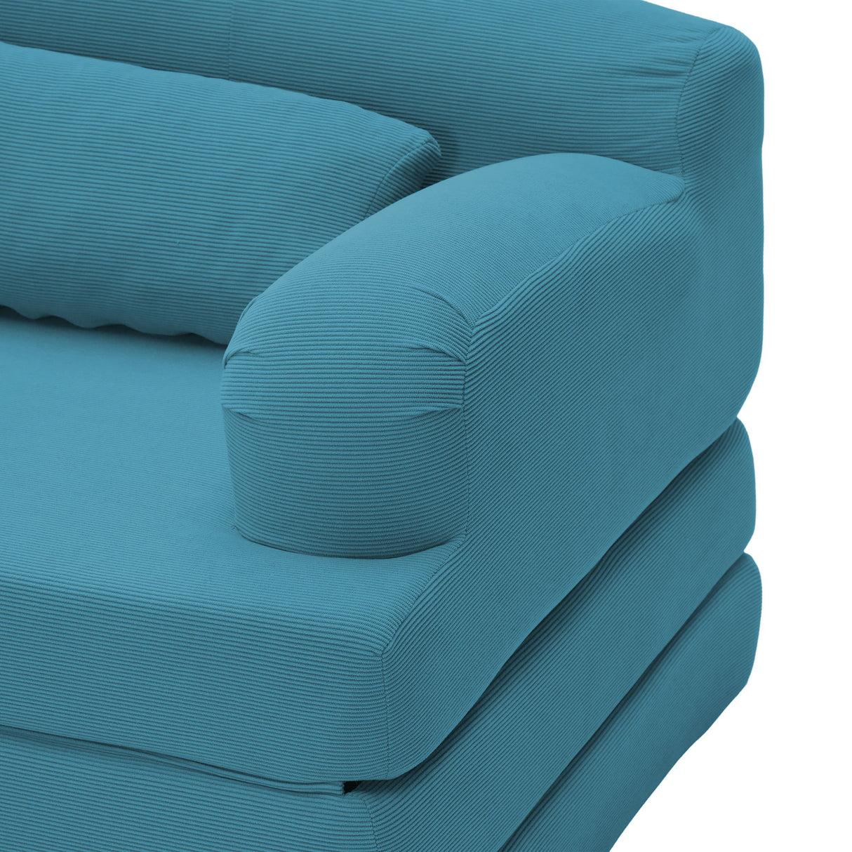 2 Seater Sofa Bed, Compact Foldable Floor Couch