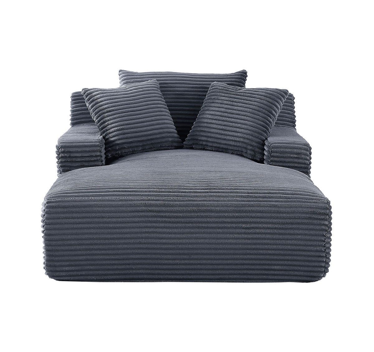 Cloudline - Oversized Chaise Lounge, Modern Comfy Couch With Full Foam Cushioning, Cozy Sleeper Sofabed