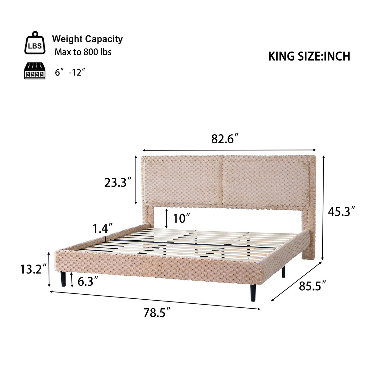 Soft Bed Comfortable Backrest For Bedroom