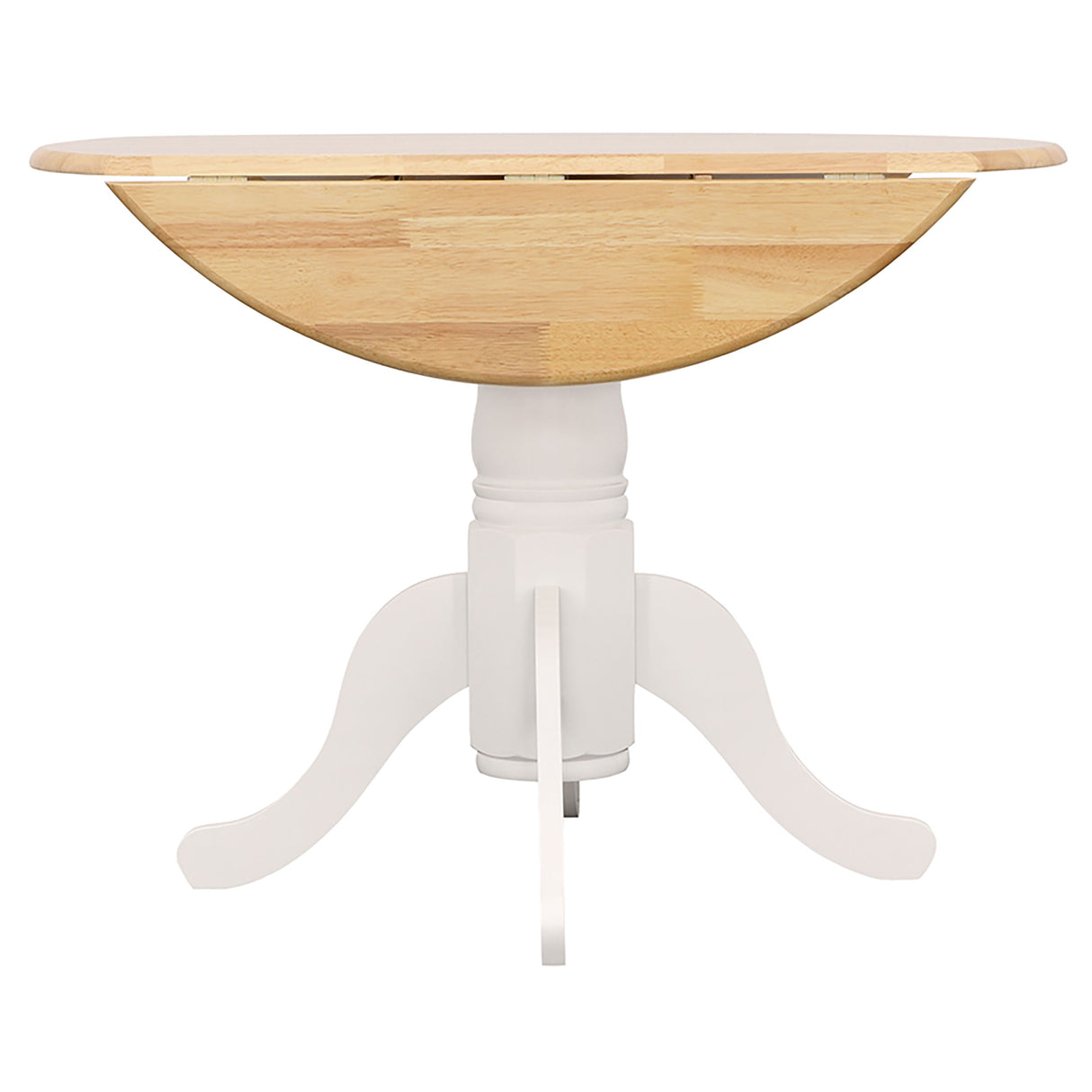 Allison Round 40-Inch Drop Leaf Extension Dining Table