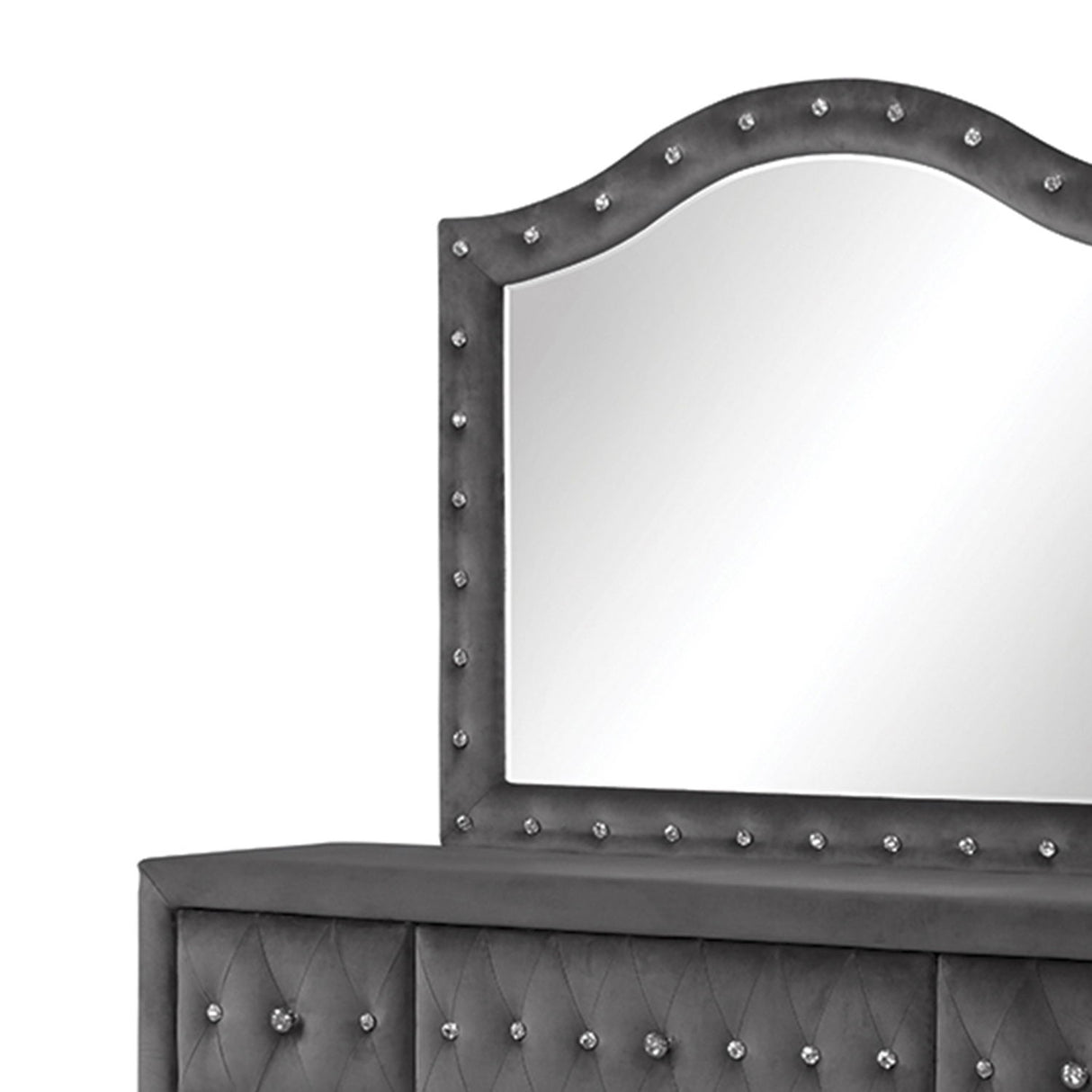 Sophia - Tufted Upholstery Mirror