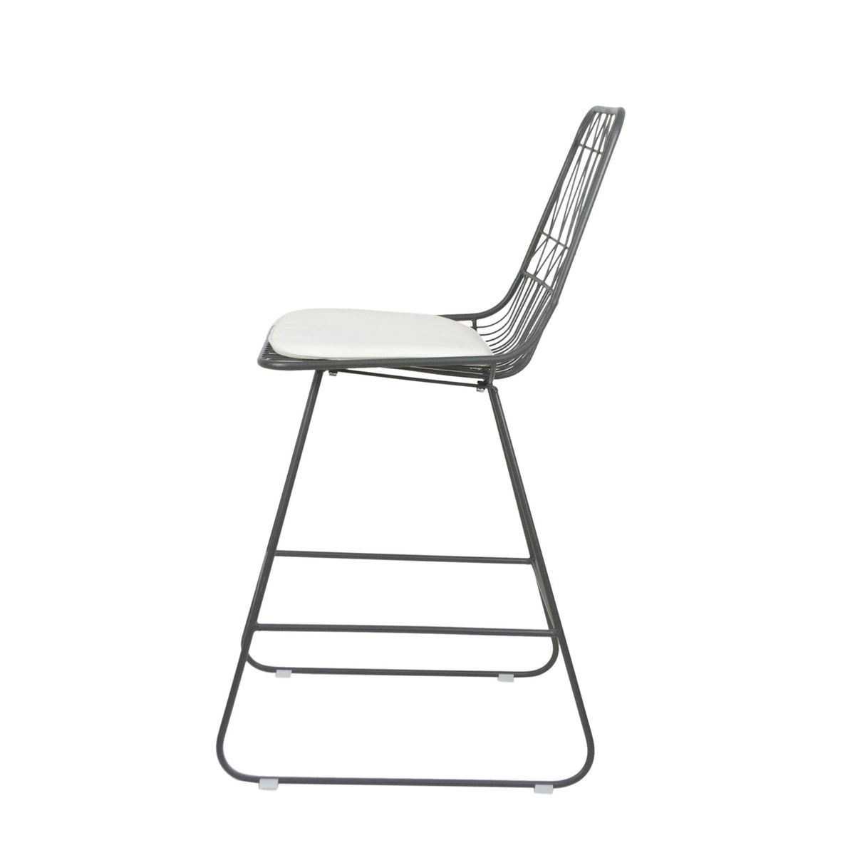 Yearning - Iron Counter Stool With Water Resistant Cushion