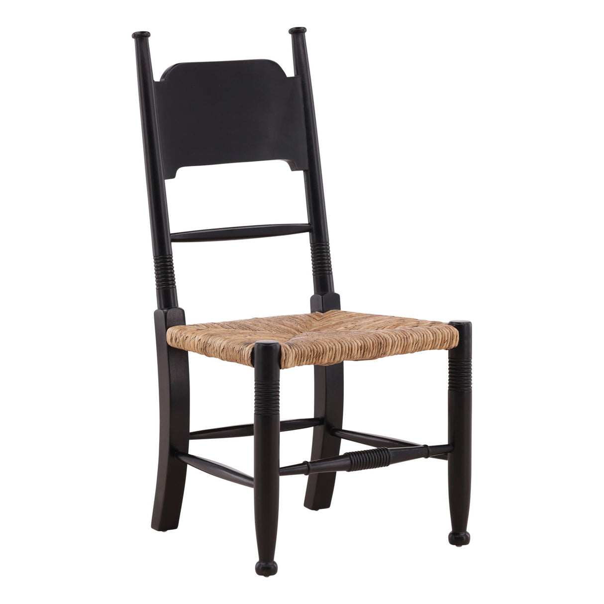 Strickland - Side Chair - Black / Light Brown