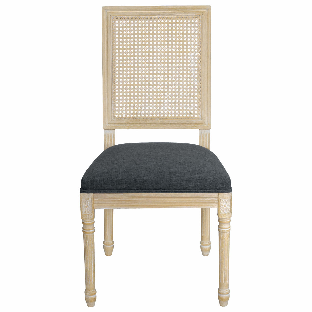 Dining Chairs With Square Back (Set of 2)