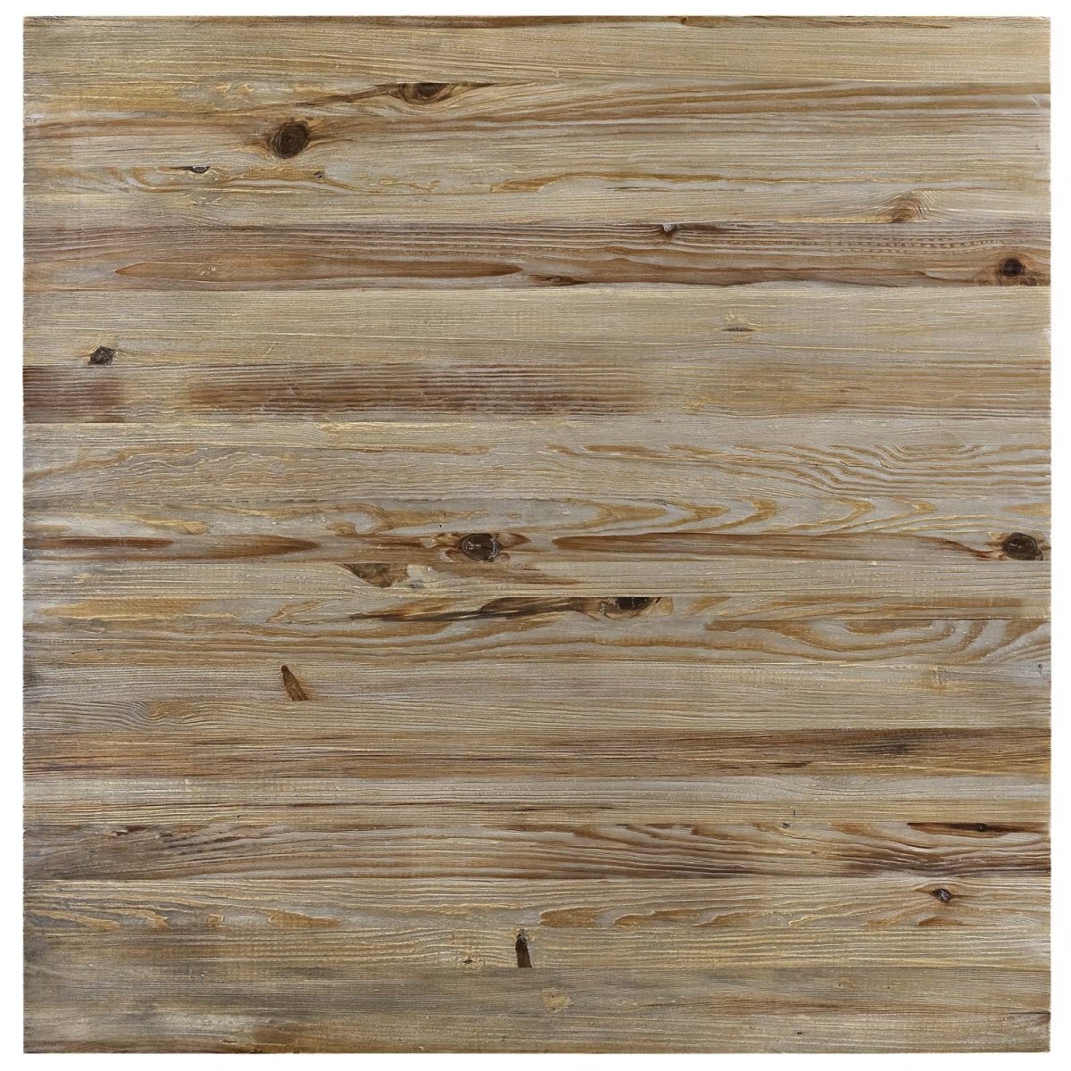 44 Inch Industrial Modern Solid Pine Coffee Table in Brown - Coffee Tables available at Alpine Outlets in Denver