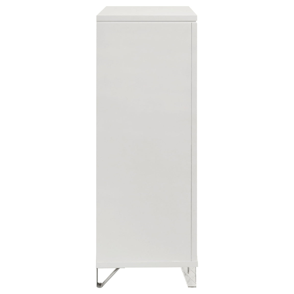 5 Drawer Bedroom Chest Of Drawers - White