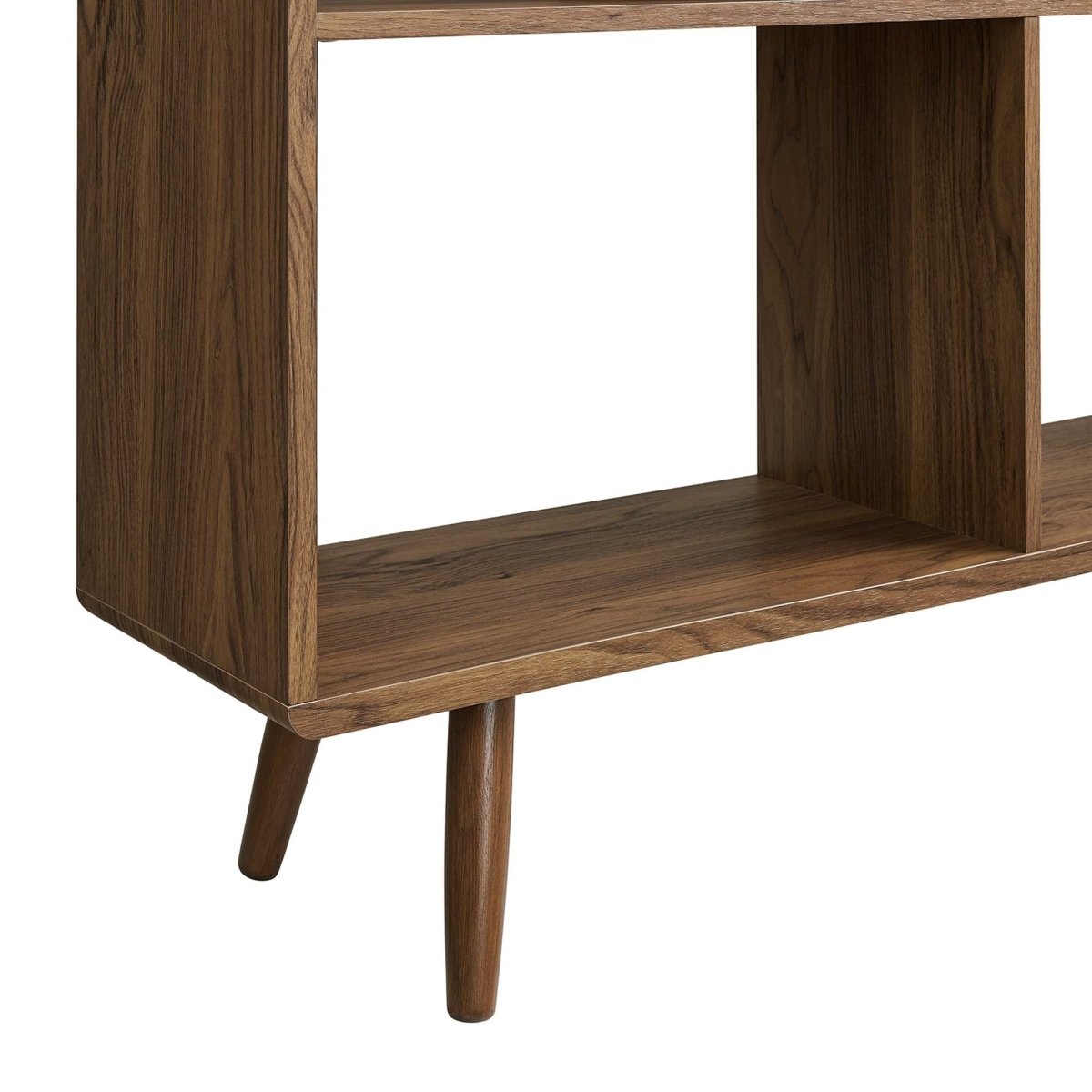 45 Inch Transmit Wood Grain Bookcase with 7 Open Shelves - Bookcases available at Alpine Outlets in Denver