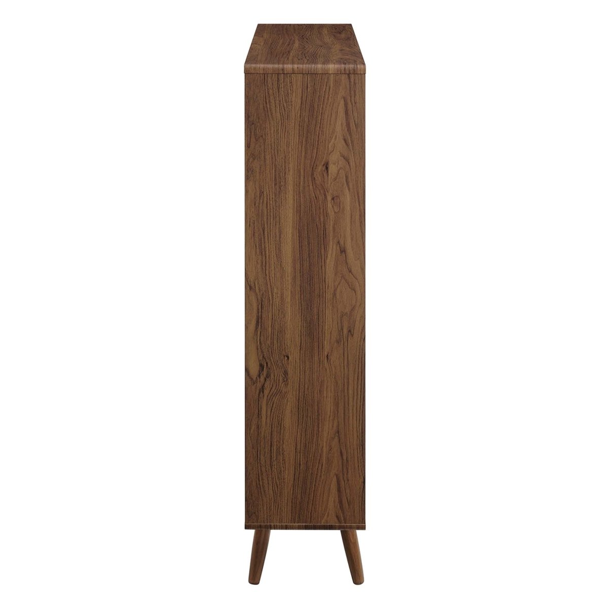45 Inch Transmit Wood Grain Bookcase with 7 Open Shelves - Bookcases available at Alpine Outlets in Denver
