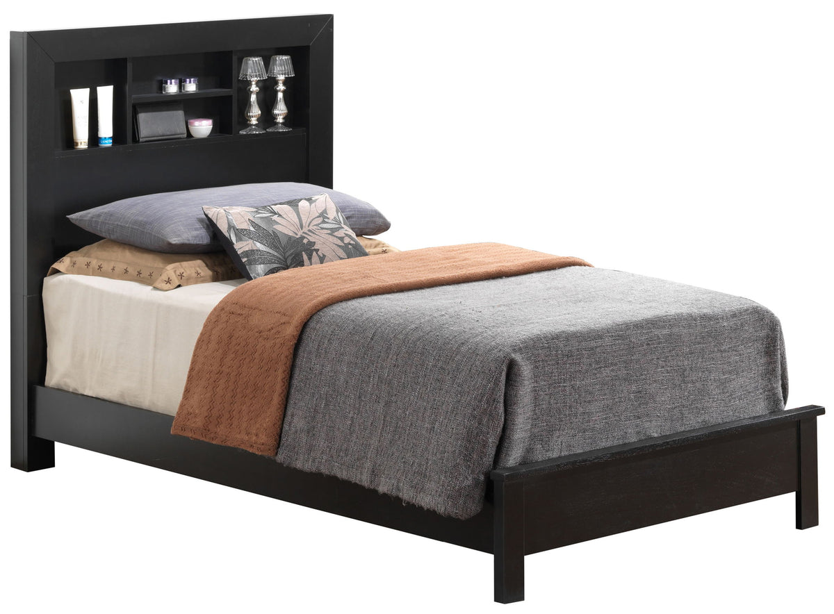 Bed With Transitional Design Stylish