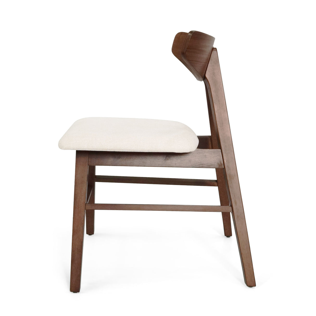 Vida - Dining Chair (Set of 2) With Upholstered Seats - Light Beige