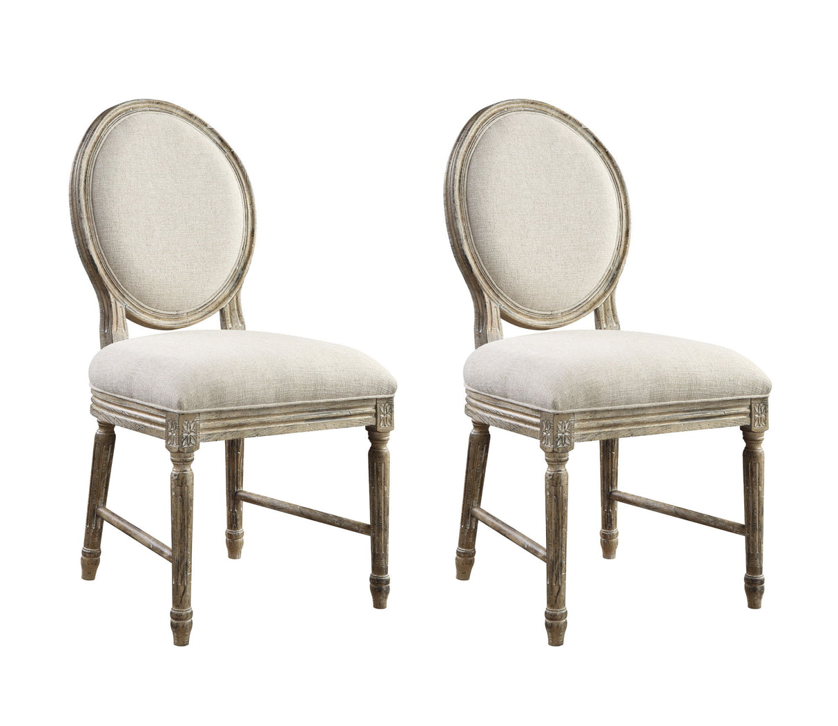 Ludin - Upholstered Dining Chairs (Set of 2) - Brown - Chair Sets - Alpine Outlets