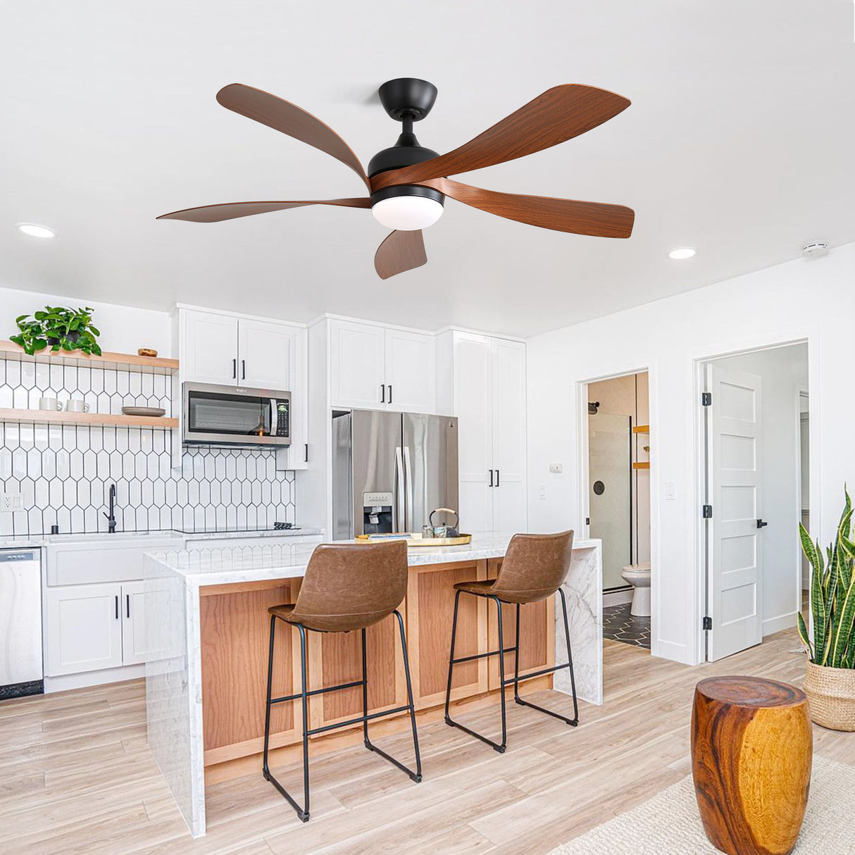Ceiling Fan & DC Motor And Integrated Light