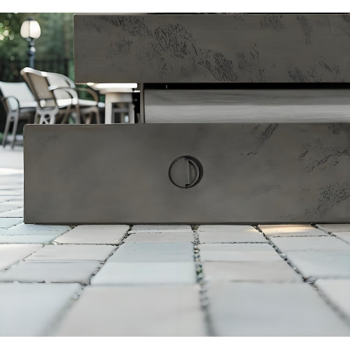 48 x 24 Inch Rectangle Fire Pit Table, 50000 BTU Propane Fire Pits Table for Patio Set