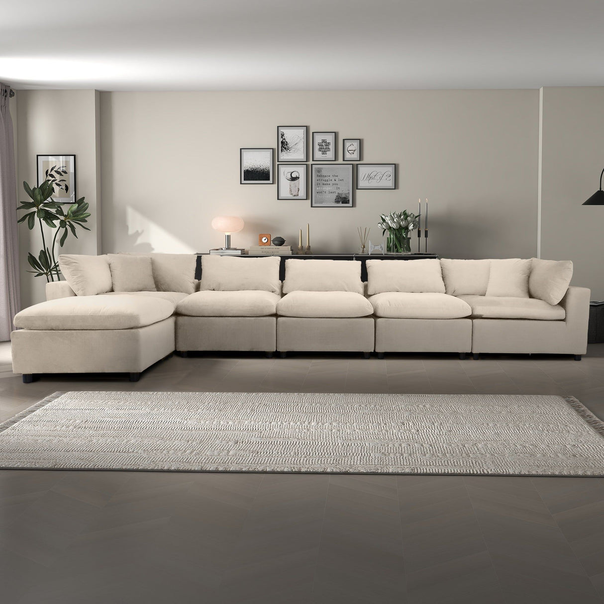 Hayward - Modular Sectional Sofa - Ivory