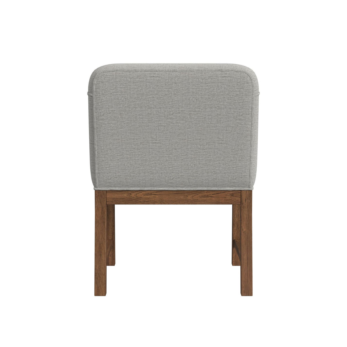 Glinda - Upholstered Fabric Dining Chair (Set of 2) - Brown / Light Gray